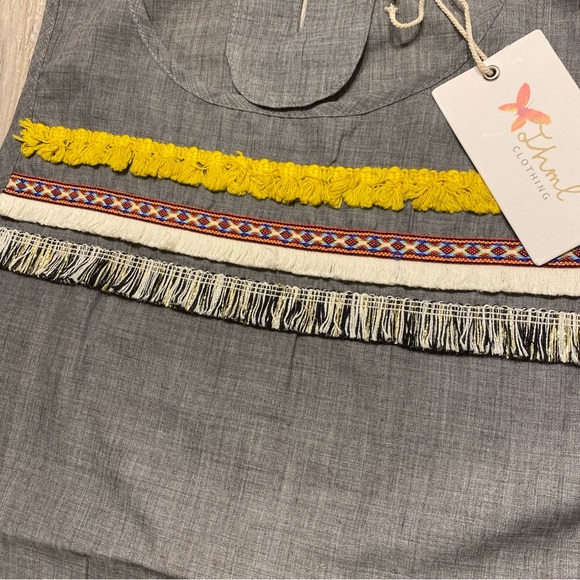 THML Women’s Sleeveless Top Bohemian Inspired Small NWT - Picture 2 of 11